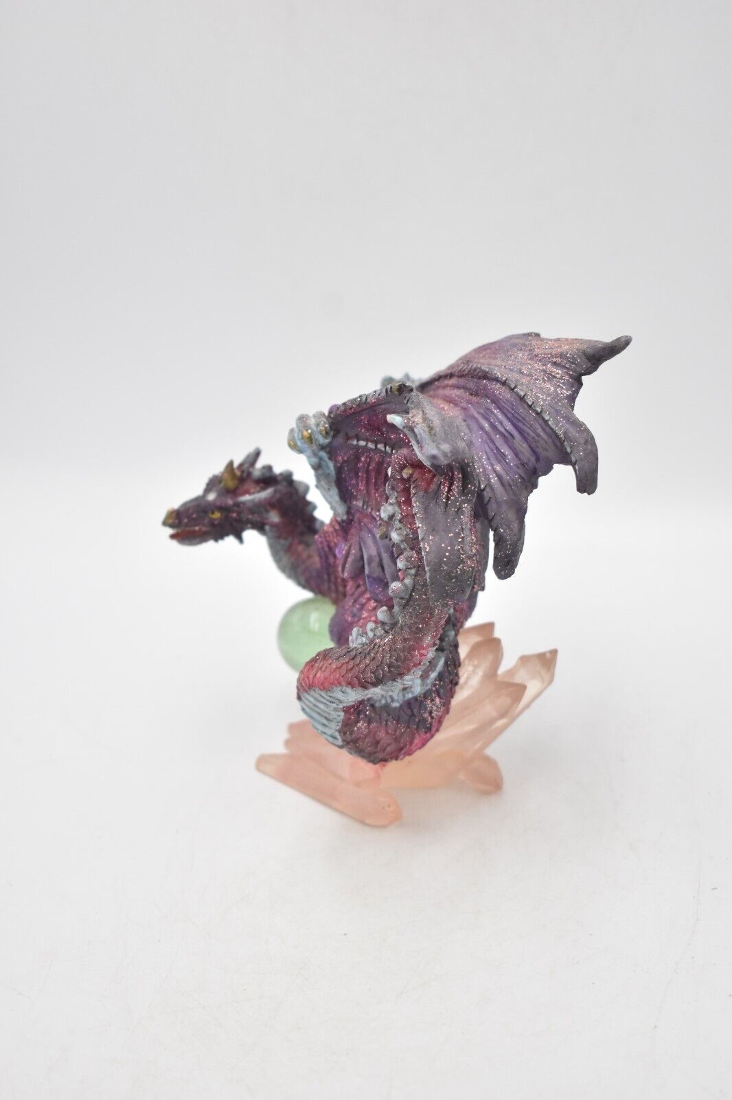 Mythical Purple Gothic Fantasy Dragon Figurine Ornament Statue