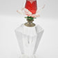 Vintage 3D Rose Glass Decorative Perfume Bottle