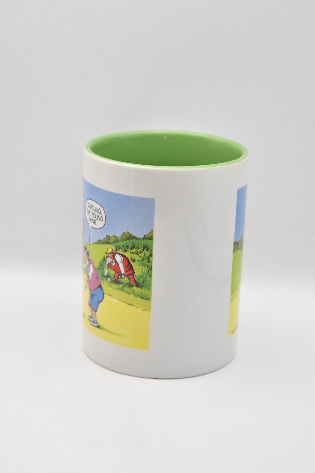 Russ Berrie & Co Novelty Golf Mug Darling I've Found Mine Coffee Mug Tea Cup