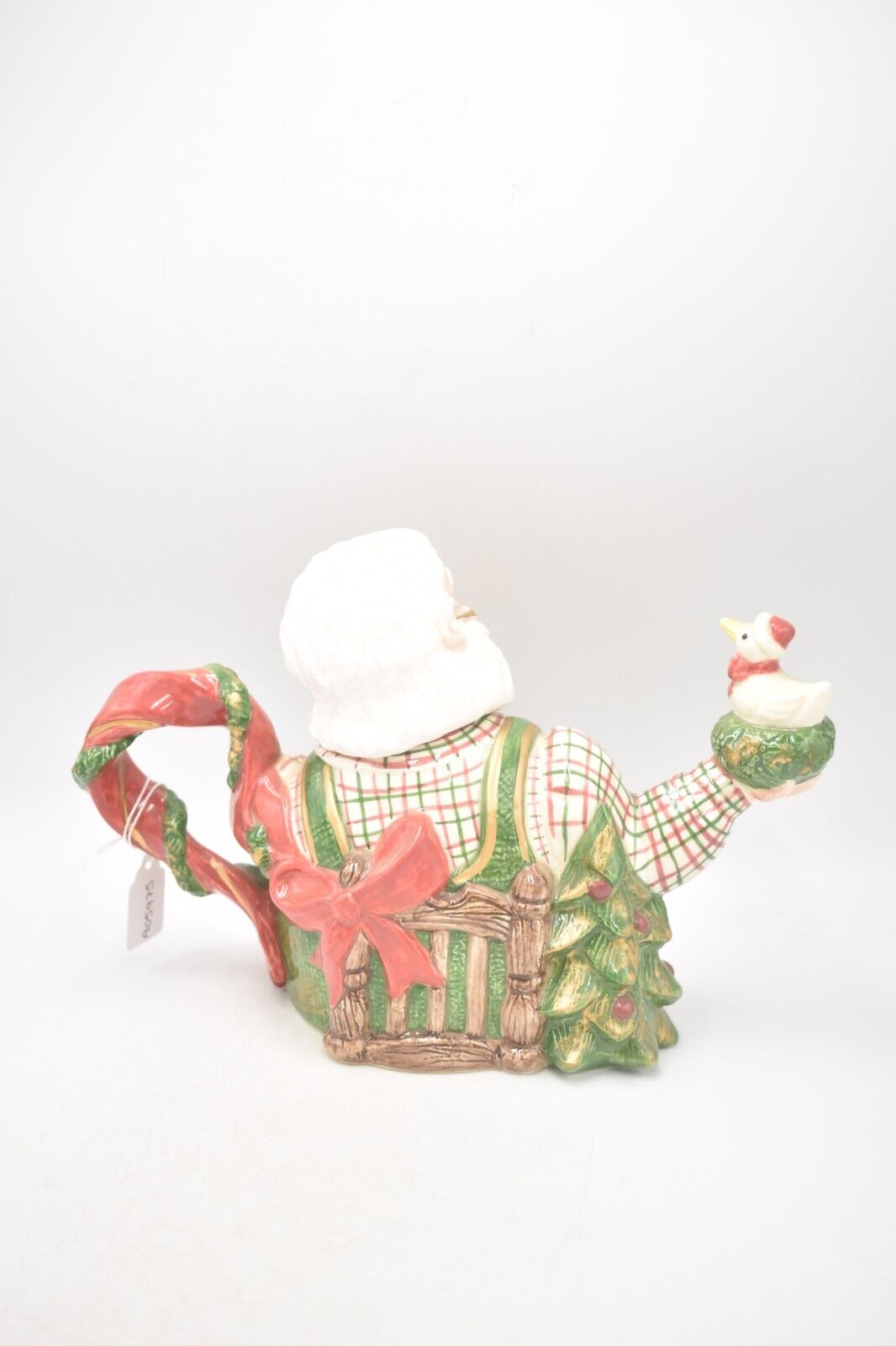 Vintage Fitz & Floyd Omnibus Santa's Toy Factory Teapot Decorative