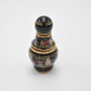 Vintage Painted Enamel Decorative Perfume Bottle Greek Mythology