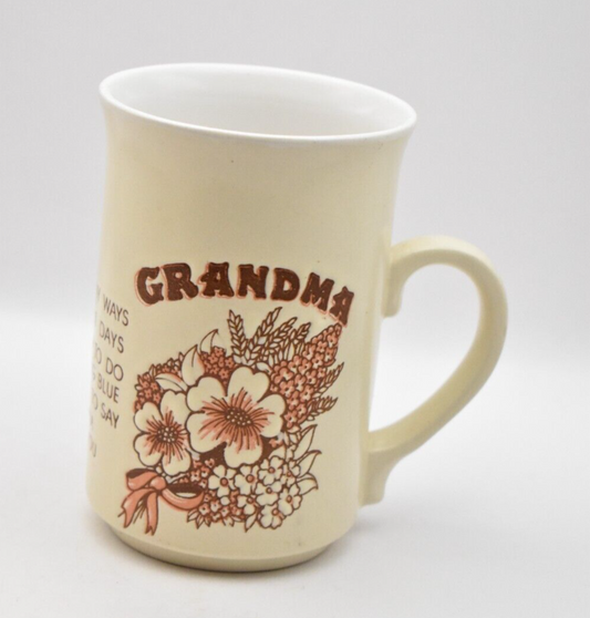 Vintage Grandma Made in England Coffee Mug Tea Cup