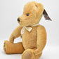 Vintage Merrythought Mohair Teddy Bear with White Ribbon Tagged