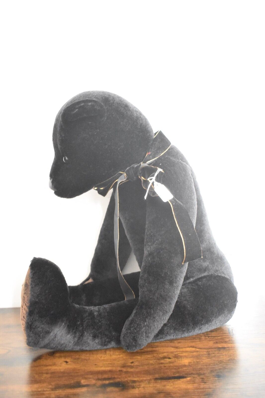 Merrythought Alpha Farnell Black Mohair Teddy Bear Growler Limited Edition