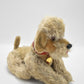 Vintage Hermann Poodle Dog Mohair Jointed, Glass Eyes