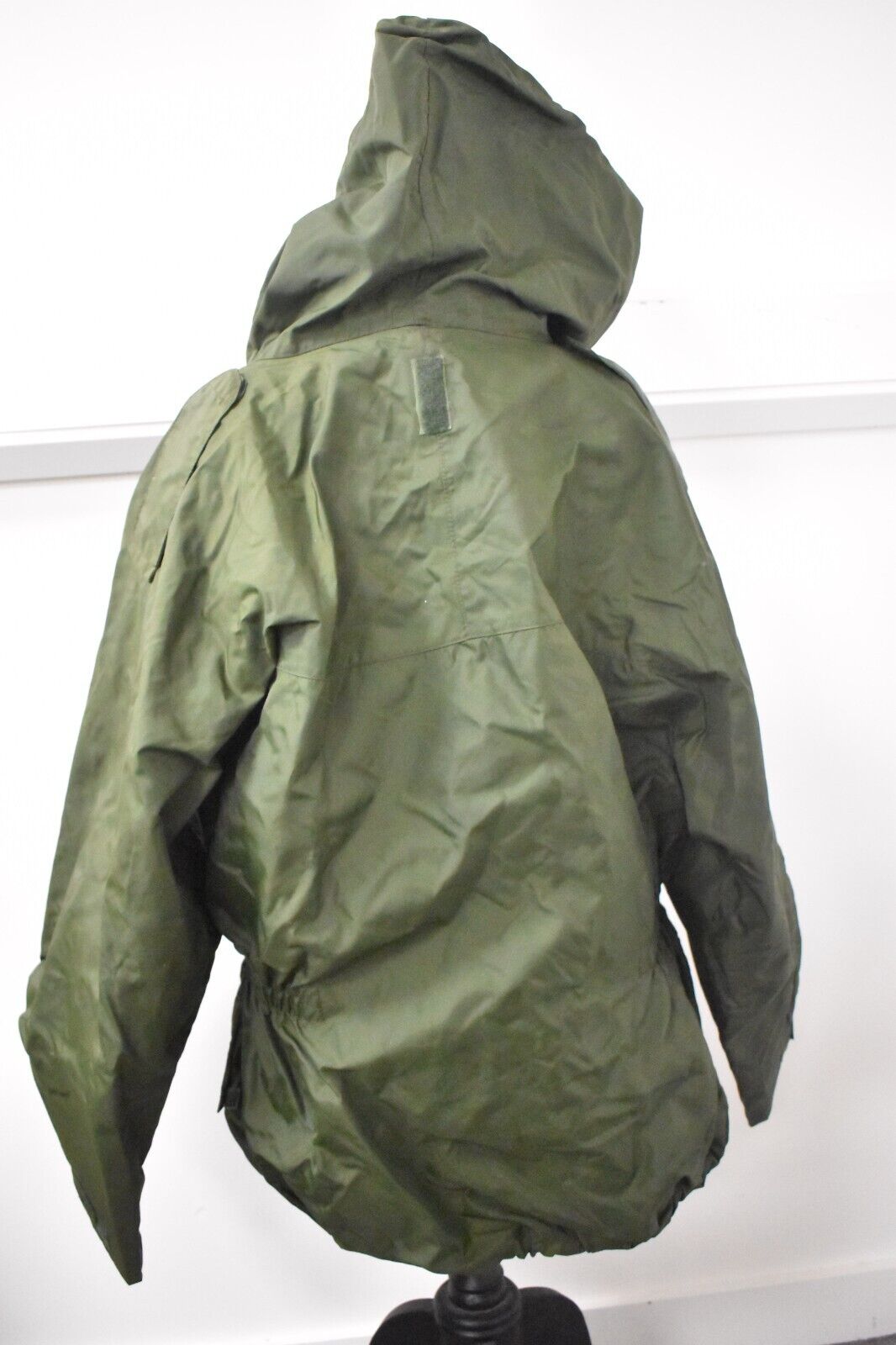 Vintage 1970s Army RAF Olive Green Foul Weather Waterproof Jacket Chest 46"