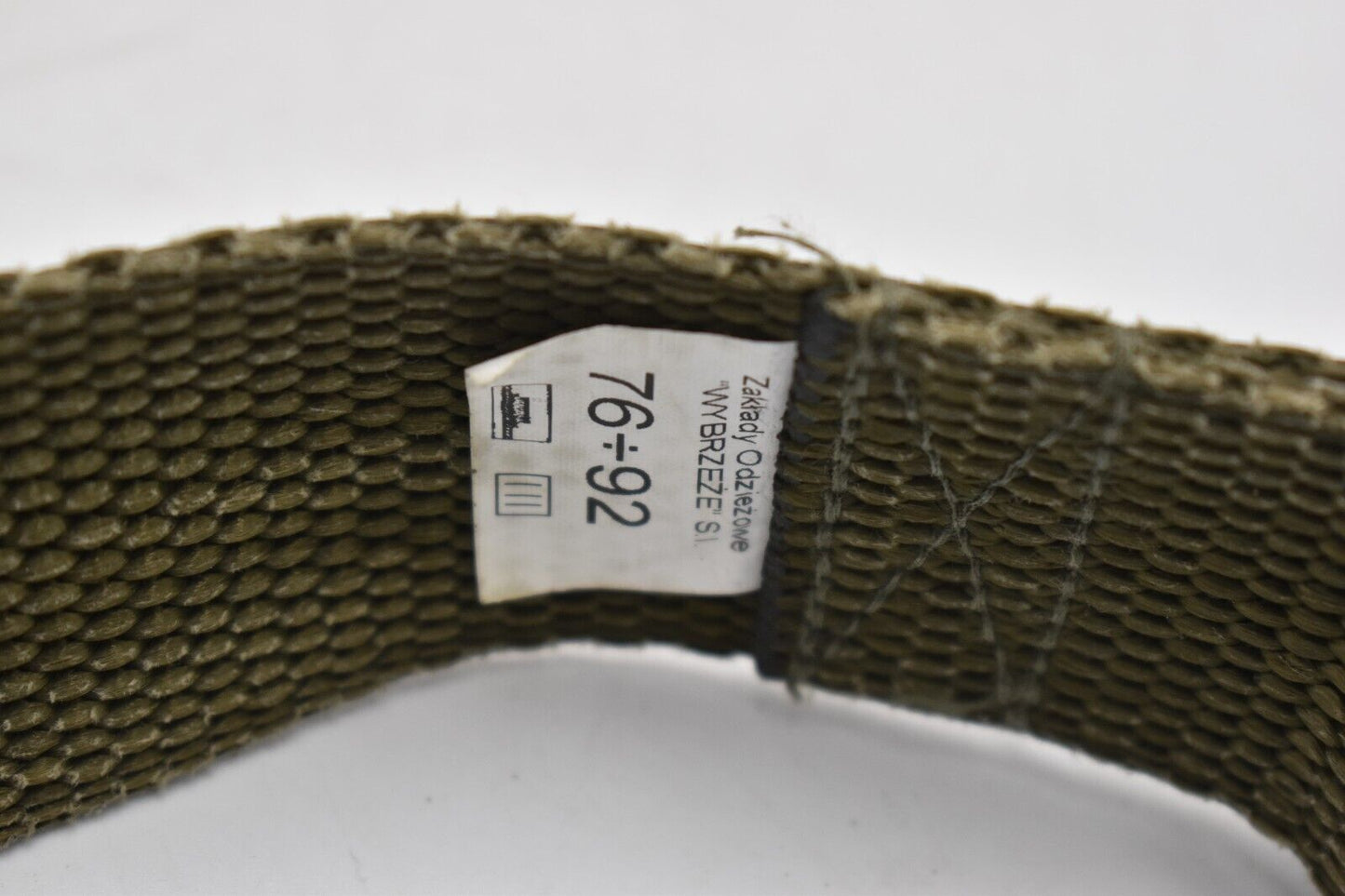 Polish Army Tactical Belt – Olive Green, 40" Waist