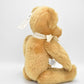 Vintage Merrythought Mohair Teddy Bear with White Ribbon Tagged