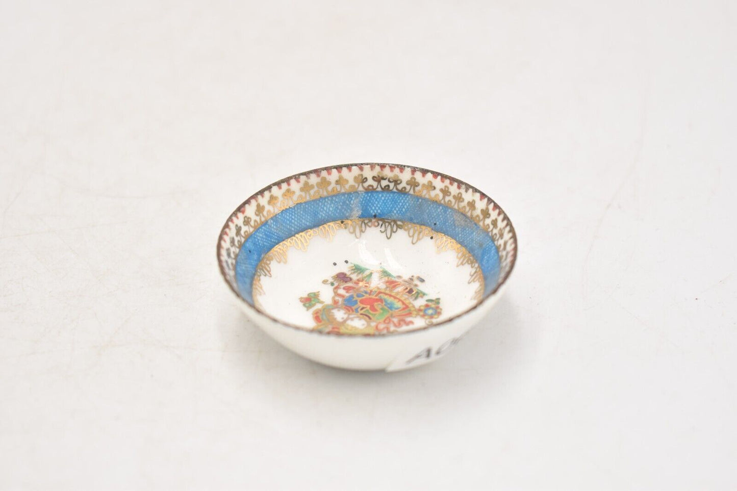 Vintage Handmade Austrian Ceramic Miniature Bowl Decorative Collectible