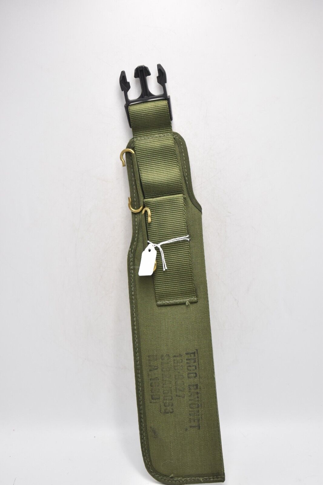 British Army Olive Green OD PLCE Webbing Empty SA80 Scabbard Frog Cover