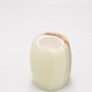 Vintage Onyx Marble Tea Lighter Holder Brown, Green and Cream Oval Shape