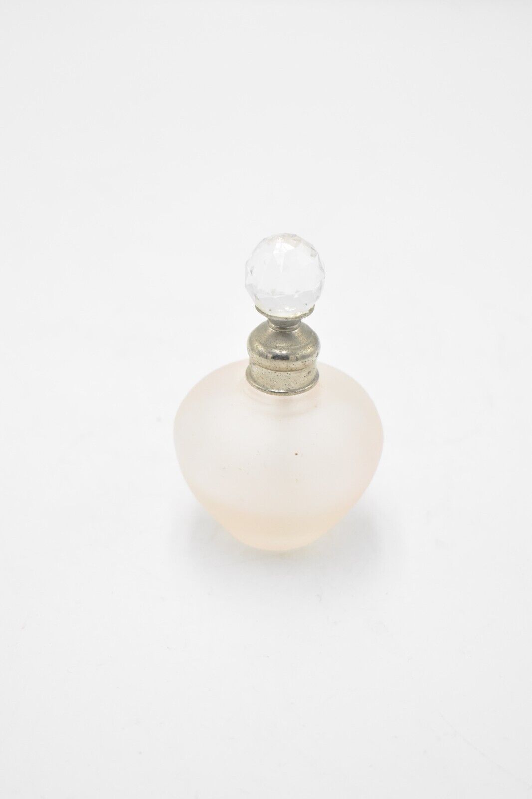 Vintage Glass Perfume Bottle Pink