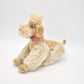 Vintage Hermann Poodle Dog Mohair Jointed, Glass Eyes