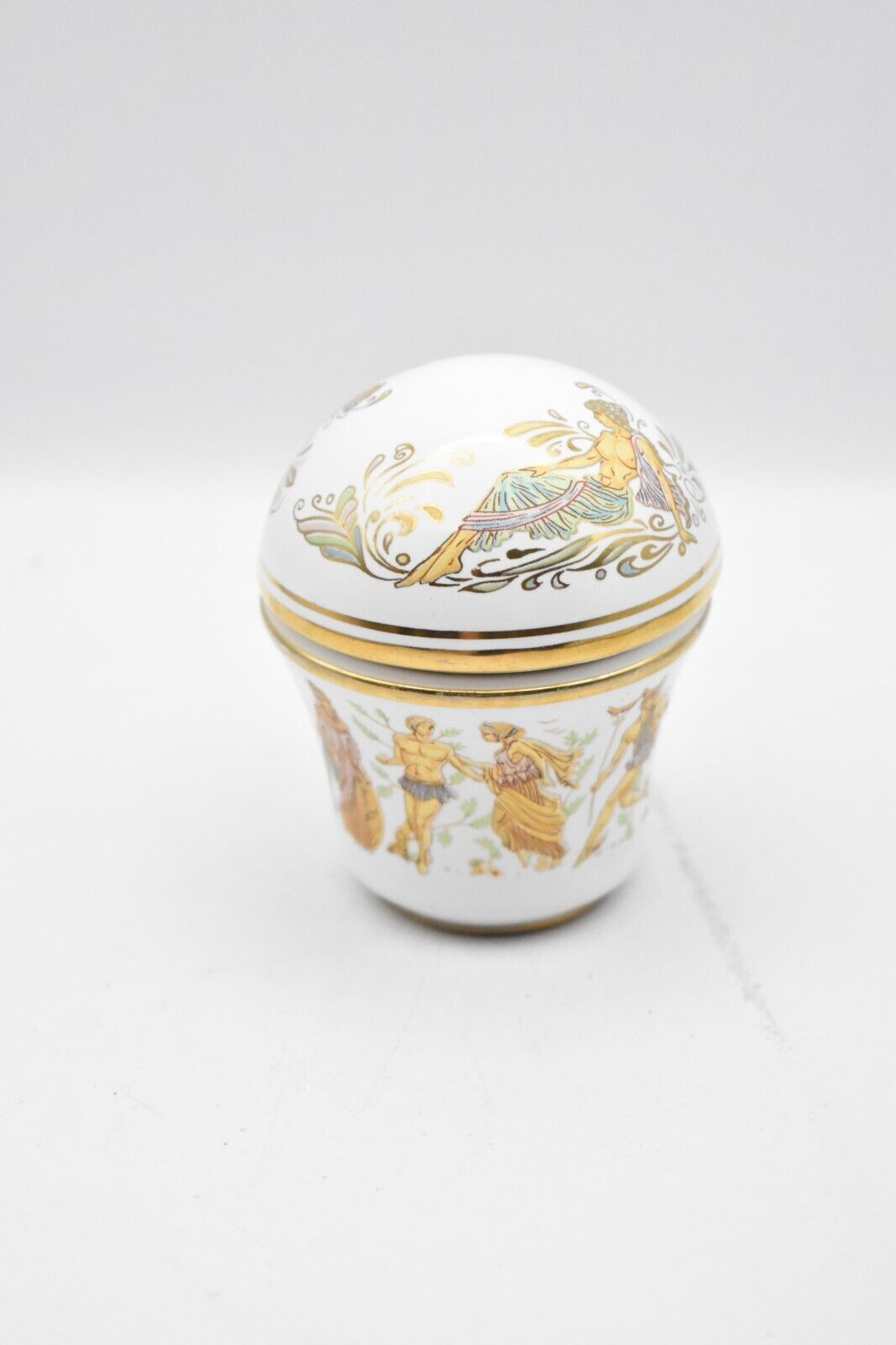 Vintage Electra Solid Perfume Bottle Made In Greece Scent Pot