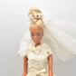 Vintage 1977 Mega Gold Barbie Clone Doll in Stunning Wedding Dress