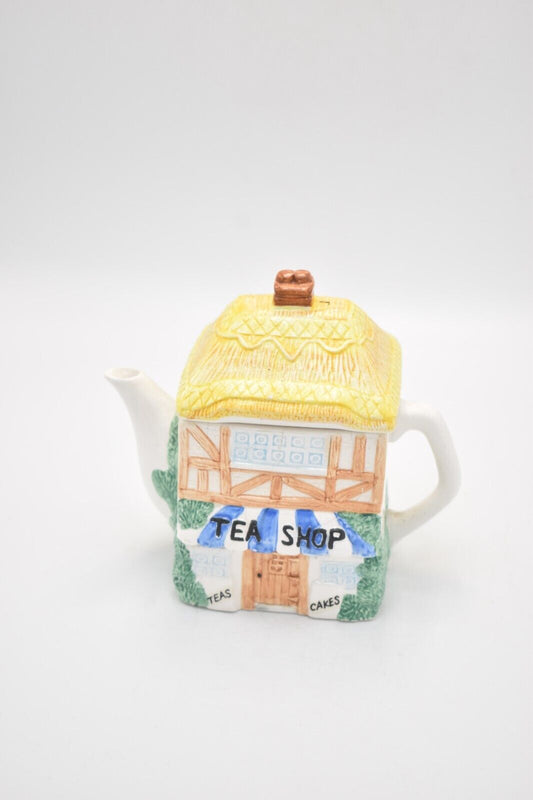 Vintage Novelty Teashop Teapot Collectible Decorative