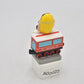 M&M's Yellow Peanut Character 1st Class Train Carriage Cake Topper