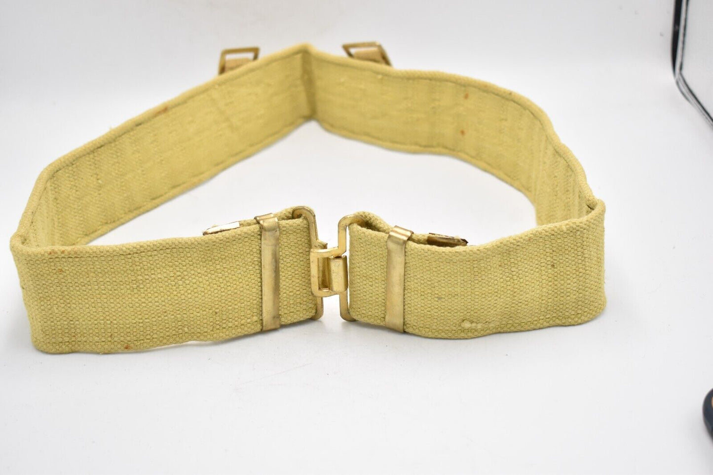 WWII British Army 37 Pattern Webbing Belt – Desert Tan, W34"-36"