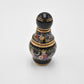 Vintage Painted Enamel Decorative Perfume Bottle Greek Mythology