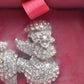 Vintage Butler & Wilson Crystal Encrusted Poodle Dog Brooch Ladies Jewellery