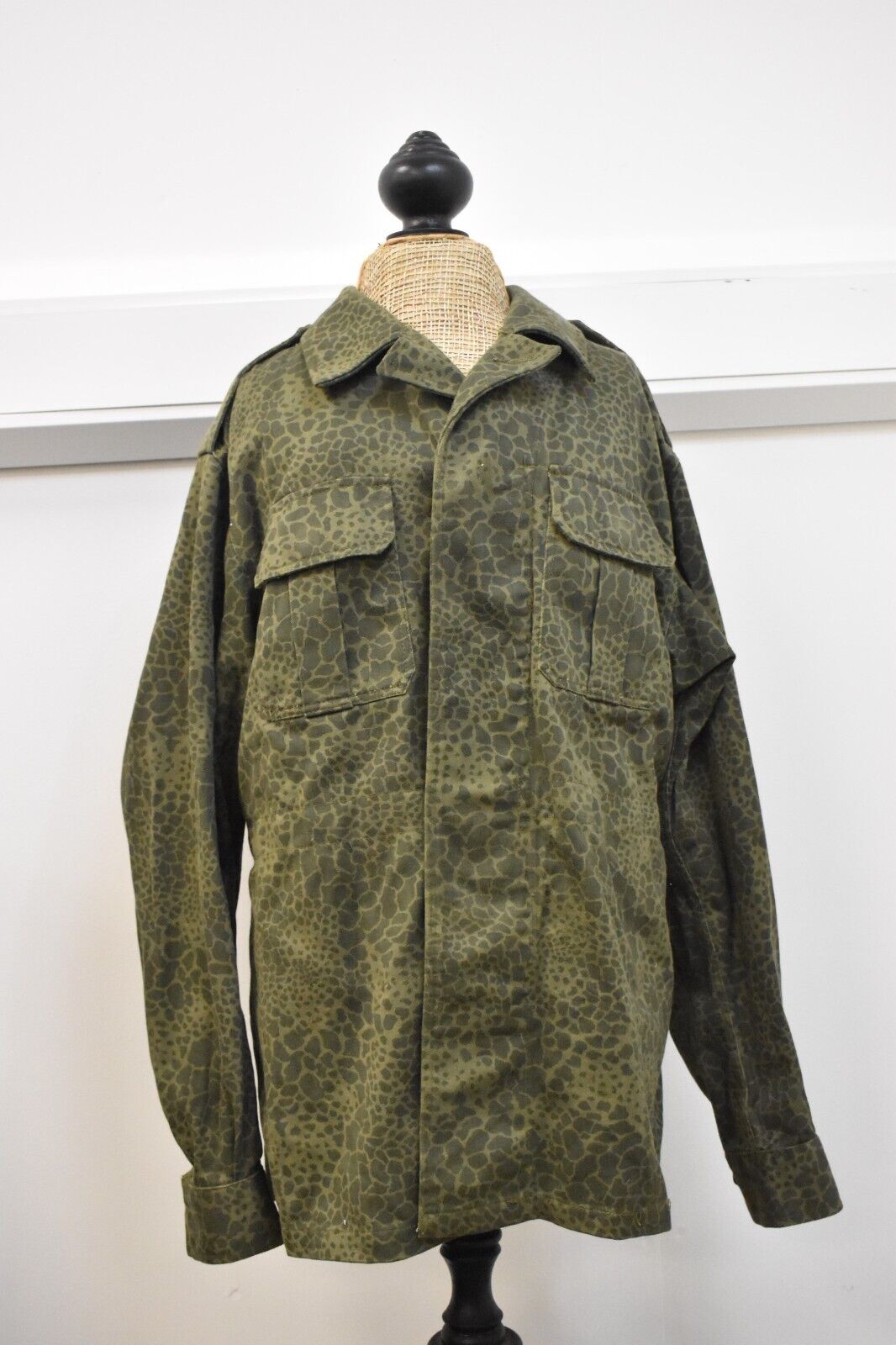 Vintage Polish Army WZ.89 Puma Frog Blouse Shirt – 40" Chest