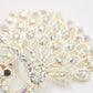 Vintage Peacock Bird Brooch Rhinestone Brooch Ladies Brooch Large