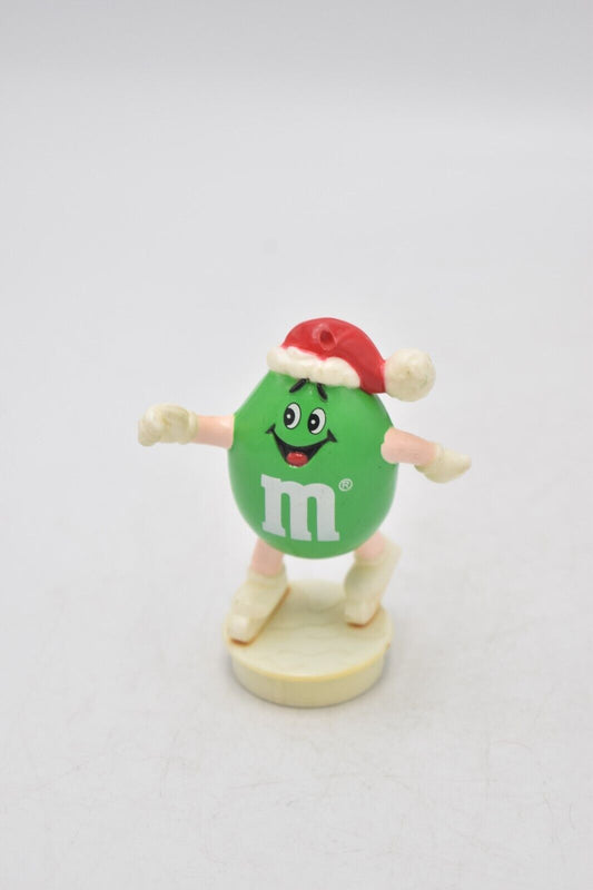 M&M's Green Character Ice Skater Cake Topper 1989