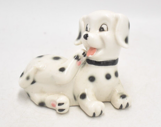 Vintage Dalmatian Dog Figurine Statue Ornament Decorative