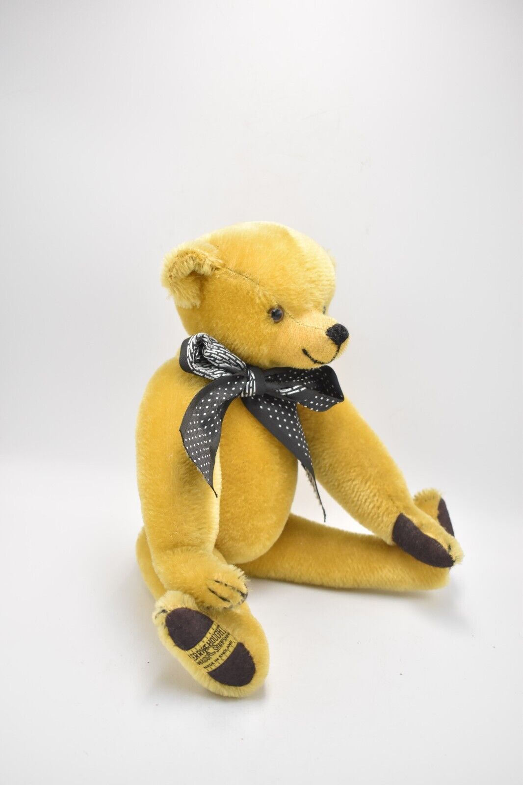 Merrythought Teddy Bear Long Limbs and Golden Mohair Limited Edition Retired