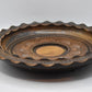 Vintage Hand Carved Wooden Bowl Retro Rustic Wood Plate Trinket Dish Key Tidy