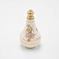 Vintage Hand Painted Enamel Decorative Perfume Bottle Greek Mythology White