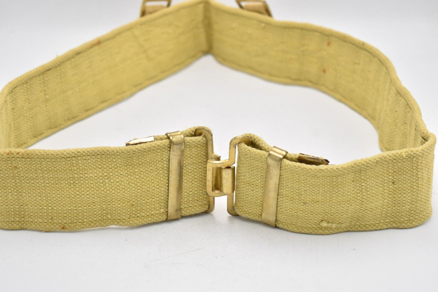 WWII British Army 37 Pattern Webbing Belt – Desert Tan, W34"-36"