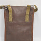 Original Soviet USSR Russian Army Leather Map Case/ Messenger Document Bag