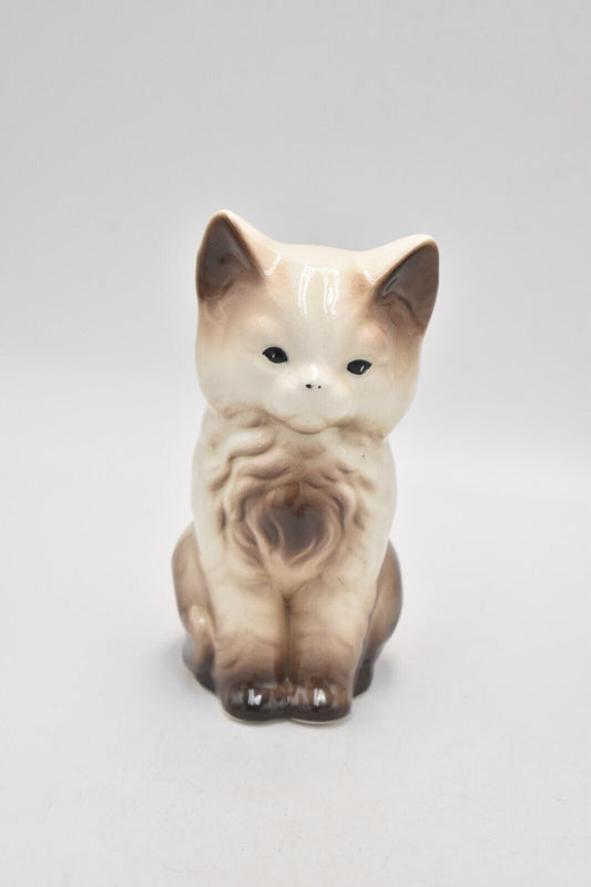 Vintage Siamese Cat Figurine Statue Ornament