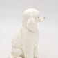 Vintage Lomonosov Poodle Dog Figurine, Statue, Ornament Made in USSR 1970s