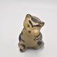 Vintage Tabby Cat Playing Figurine Statue Ornament