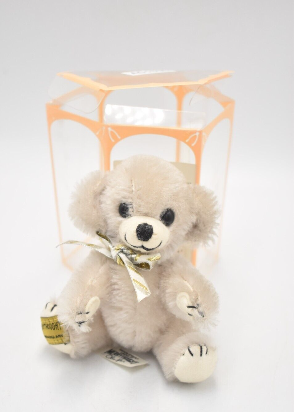 Merrythought Grey Cheeky Bear Limited Edition Retired