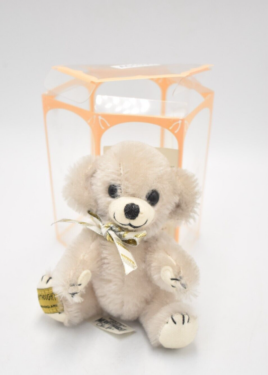 Merrythought Grey Cheeky Bear Limited Edition Retired