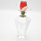 Vintage 3D Rose Glass Decorative Perfume Bottle