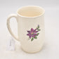 Vintage Sylvac Clematis Floral Earthenware Mug No 2945 Decorative