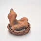 Vintage Cocker Spaniel Dogs Cuddling Figurine Statue Ornament