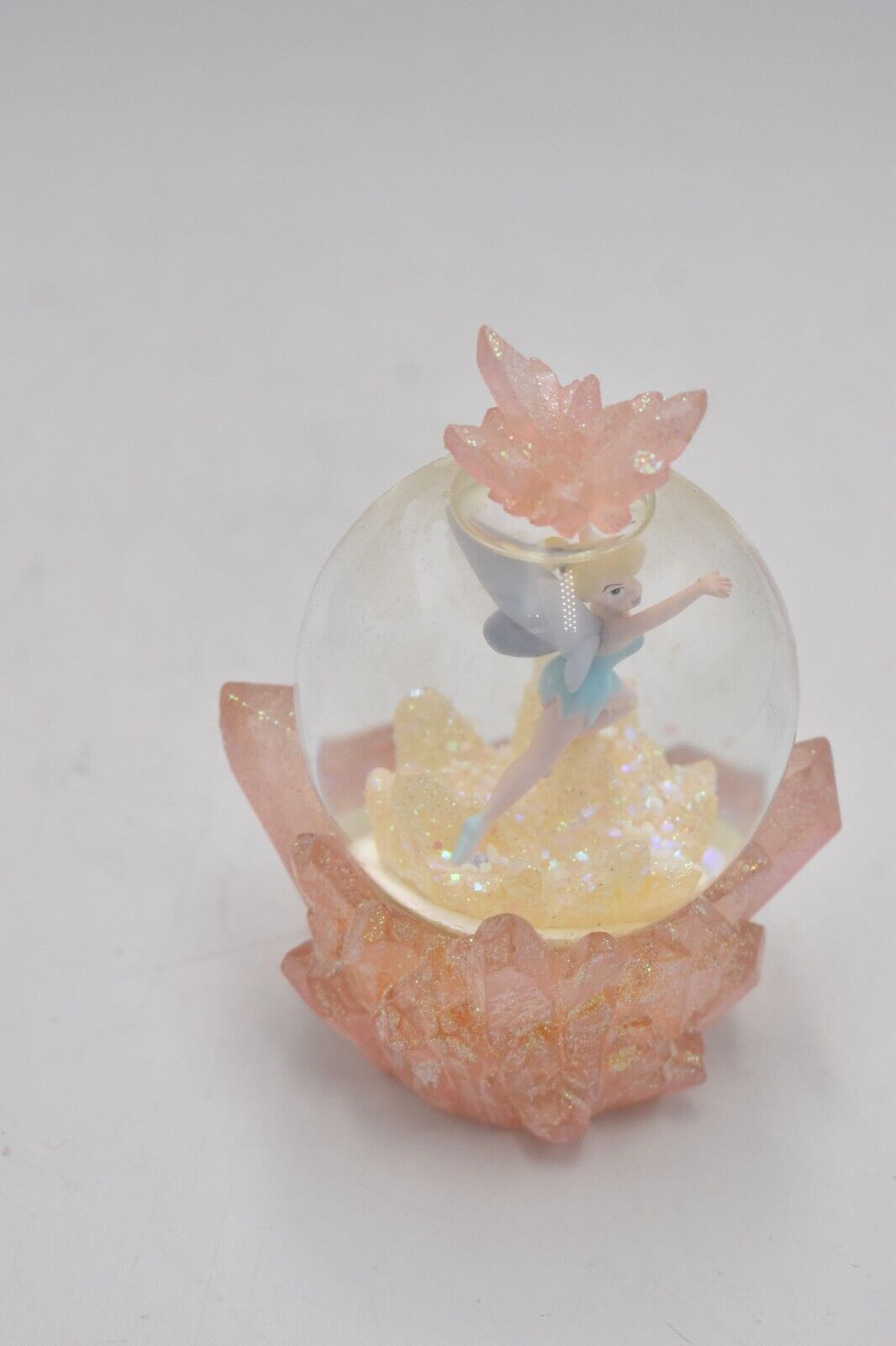 Disney Tinkerbell Mini Snow Globe – Excellent Condition – 4"