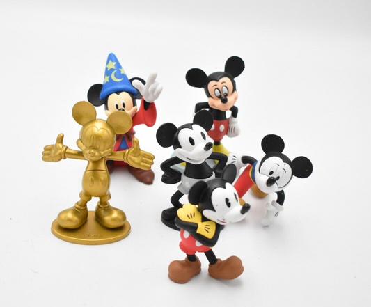 Mickey Mouse Plastic Figures Bundle x6