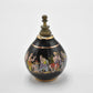 Vintage Painted Enamel Solid Small Decorative Perfume Bottle Greek Mythology