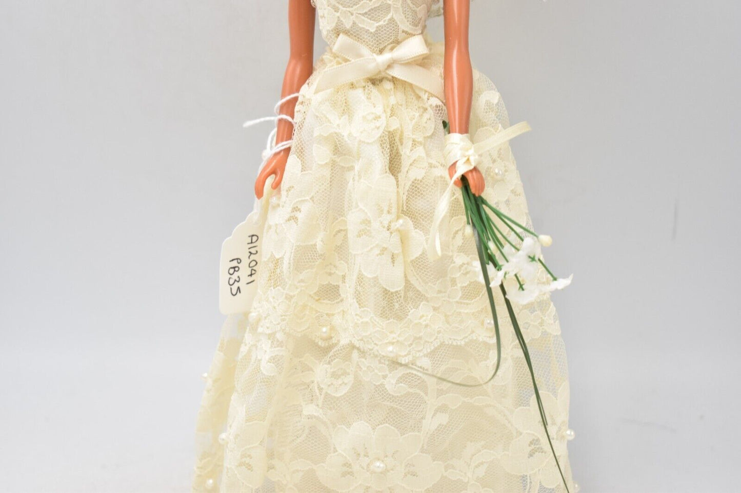 Vintage 1977 Mega Gold Barbie Clone Doll in Stunning Wedding Dress