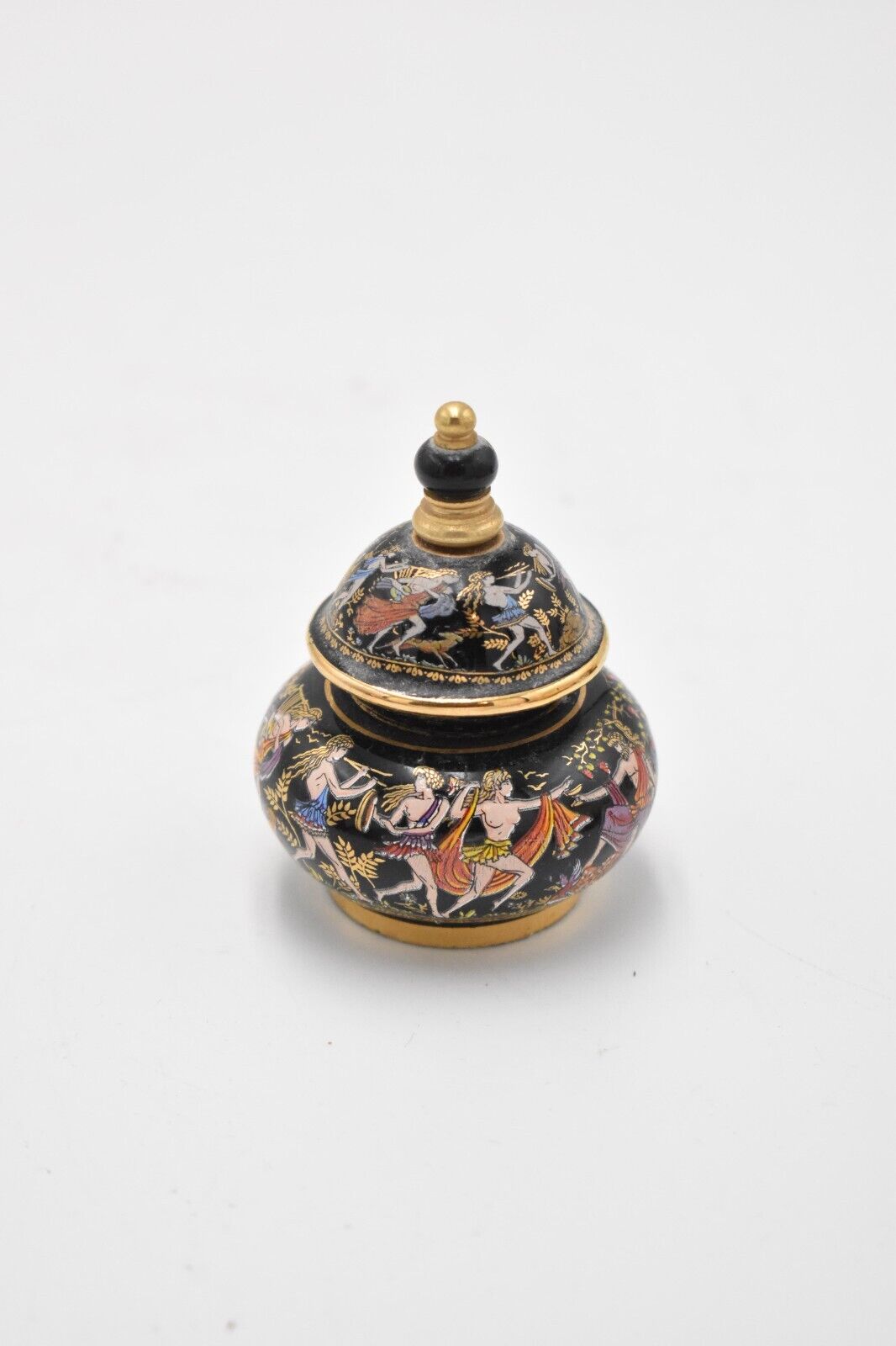 Vintage Venus Series Solid Perfume Bottle Made In Greece Scent Pot