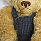 Vintage Artist Teddy Bear by Monks Mohair Large Teddy Bear Retired