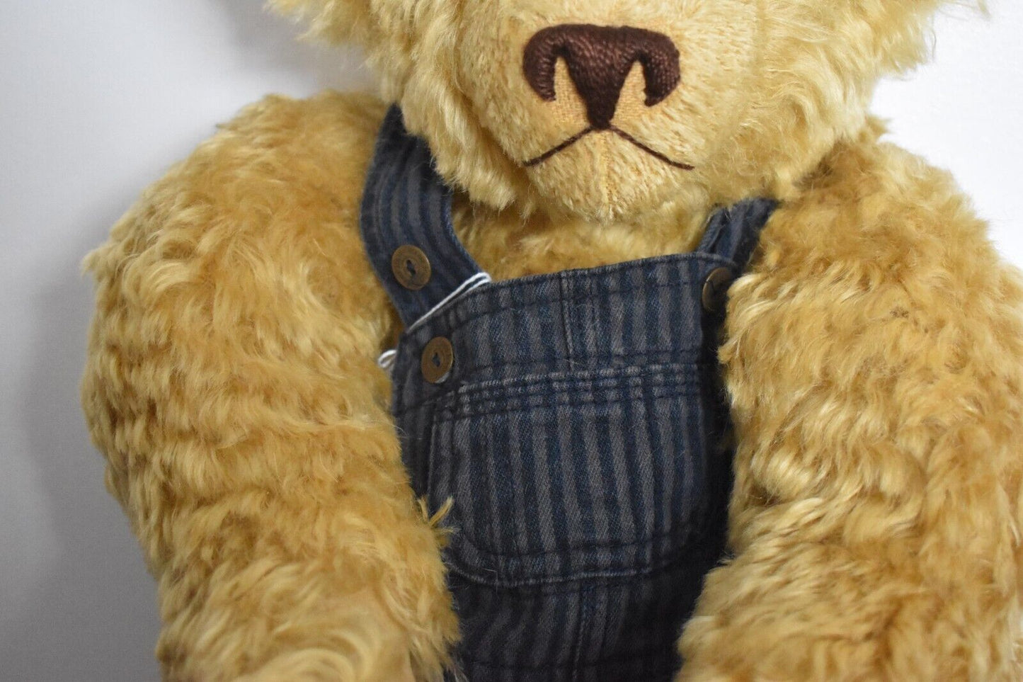 Vintage Artist Teddy Bear by Monks Mohair Large Teddy Bear Retired