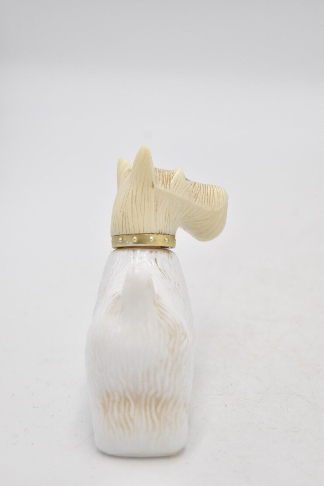 Vintage Avon Perfume Bottle Occuri Scotty Dog Shaped Bottle 3/4 Full