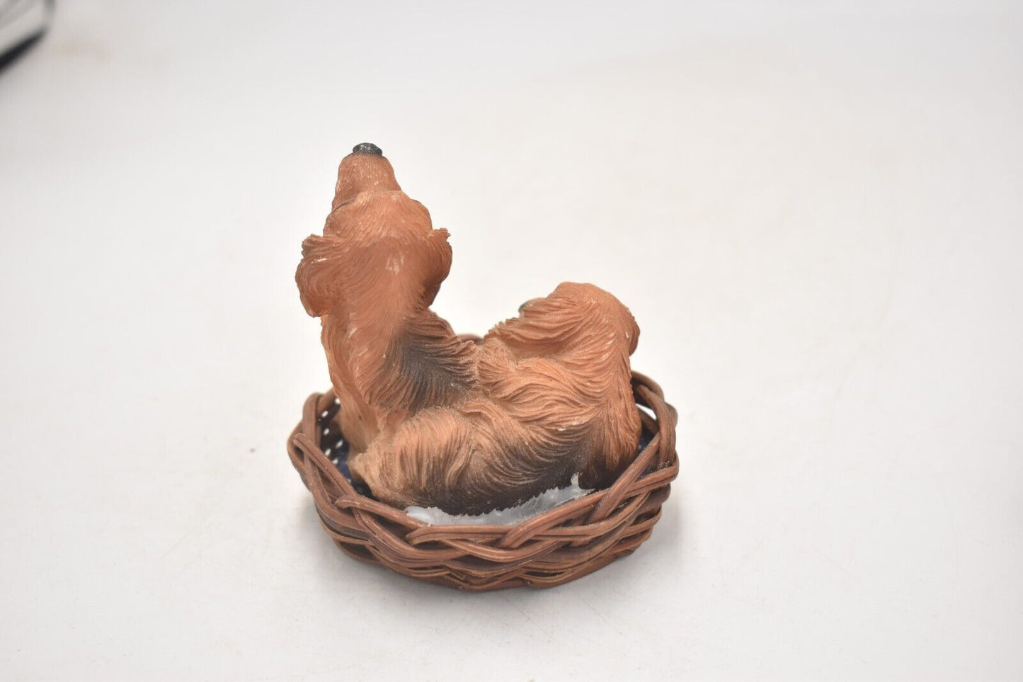 Vintage Cocker Spaniel Dogs Cuddling Figurine Statue Ornament